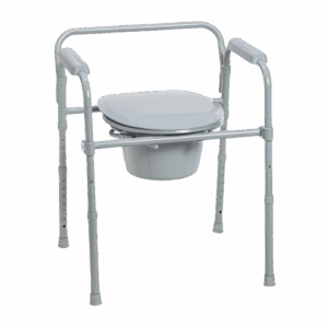 Folding Steel Commode
